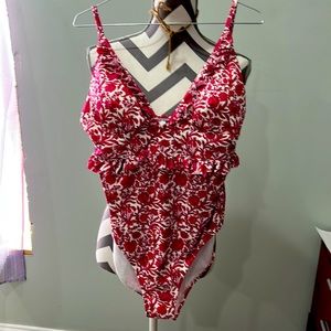 J CREW WOMENS ONE PIECE SWIMSUIT SIZE 12